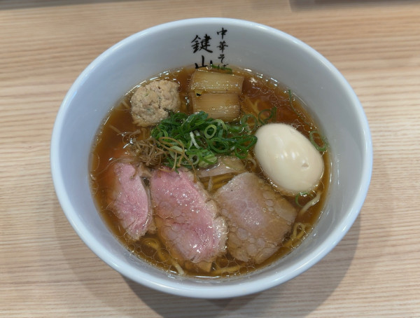 「特製 貝と鴨の中華そば」@中華そば 鍵山の写真