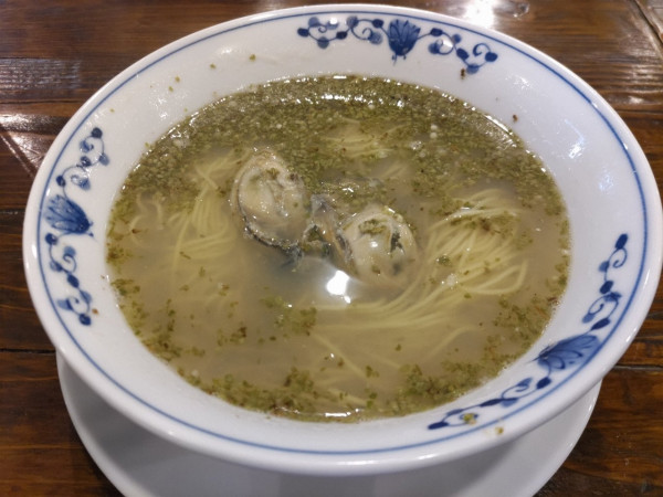 「牡蠣の生山椒そば」@貝料理 梵厨の写真