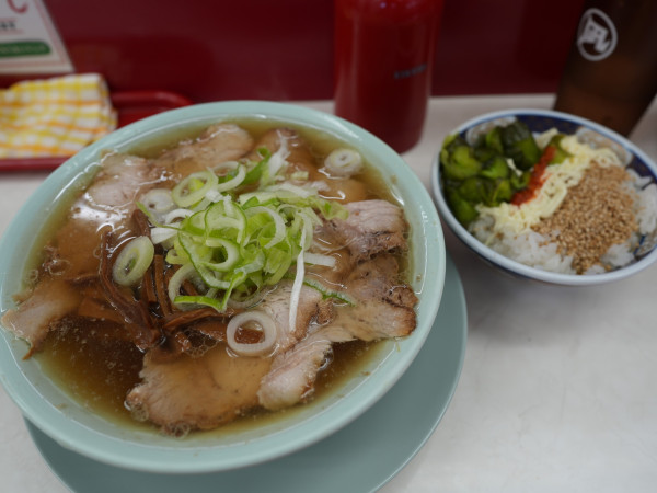 「中華そば＋めし」@ナギチャンラーメンの写真