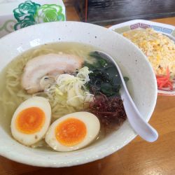 塩ラーメン＋チャーハンセット