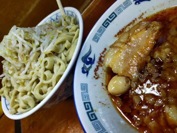 「つけ麺・大700（そのまま）」@蓮爾 新町一丁目店の写真