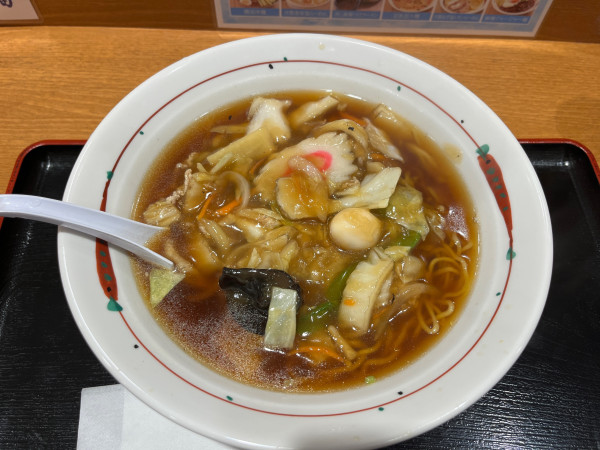 「広東麺　870円　麺硬」@福よし さいたま新都心店の写真