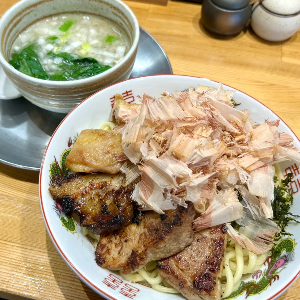 「チャーシュー塩つけ麺」@魚介豚清湯 成り屋の写真