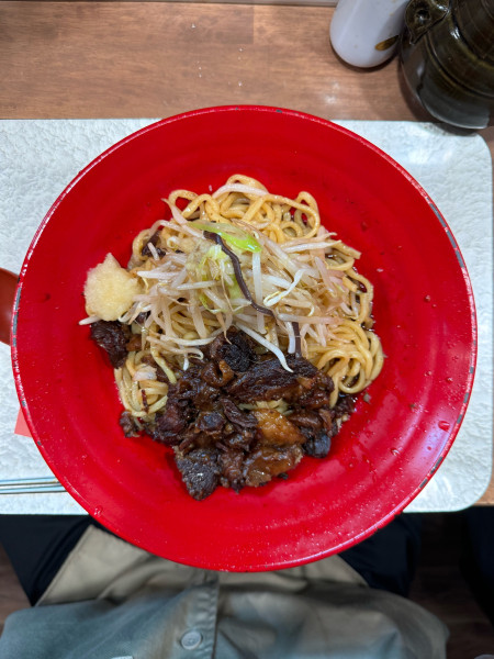 「牛すじぶっかけ」@らーめんしょっぷ 中吉の写真