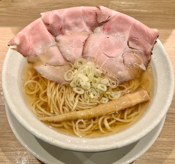 「淡竹　(+替玉)」@麺屋 優光 銀座店の写真