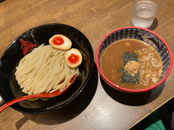 「つけ麺 玉子のせ」@つけ麺専門店 三田製麺所 川崎店の写真