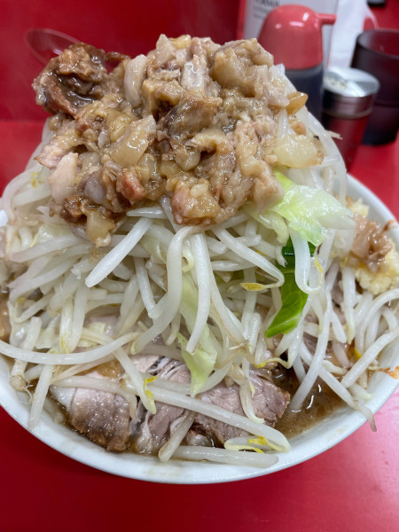 「小 ヤサイニンニクアブラ」@ラーメン二郎 一橋学園店の写真