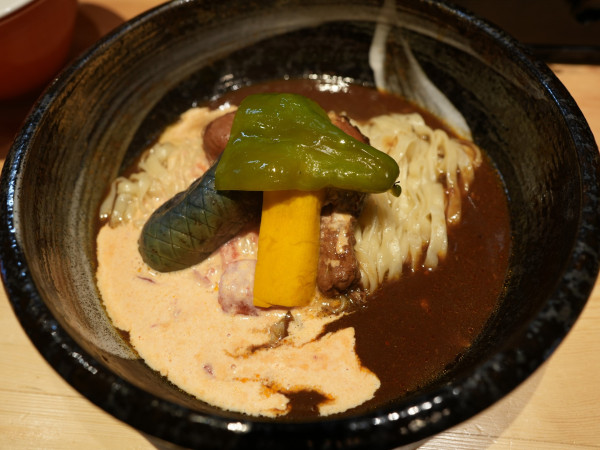 「限定 -新時代のTOBIRA- ほろほろチキントマトクリーム」@日本橋 朱鷺の写真