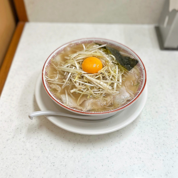 「特製中華そば＋ネギ」@マルショーラーメン ヨドバシAkiba店の写真