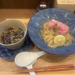 熟成醤油鰹昆布水つけそば 醤油