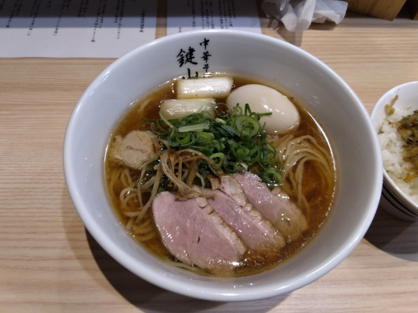 「特製鴨の中華そば(1350円)」@中華そば 鍵山の写真