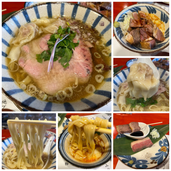 「特製鴨と伊吹(塩)1700円鴨丼500円」@中華そば 鴨福の写真