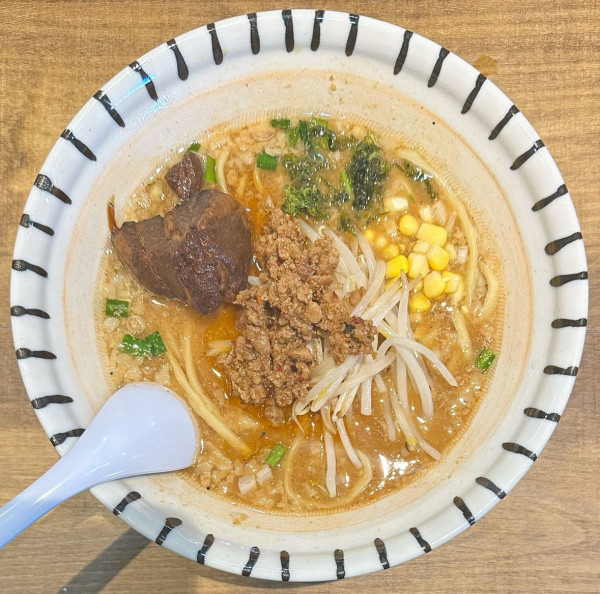 「濃口背脂味噌らーめん」@濃口背脂味噌らーめんと餃子 大福帳の写真