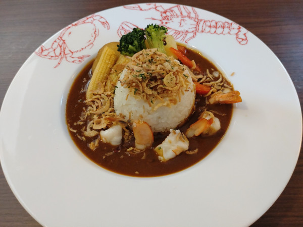 「（ランチ）シュリンプ＆ベジタブルカレー　１４１９円」@レッドロブスター 北小岩店の写真