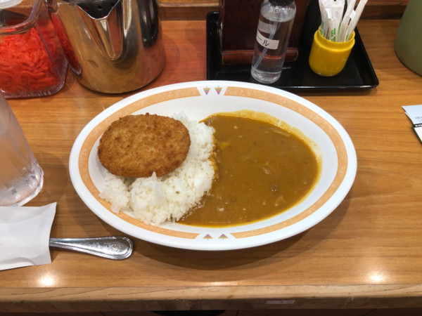 「イブニングカレー」@カレーショップ C&C 新宿本店の写真