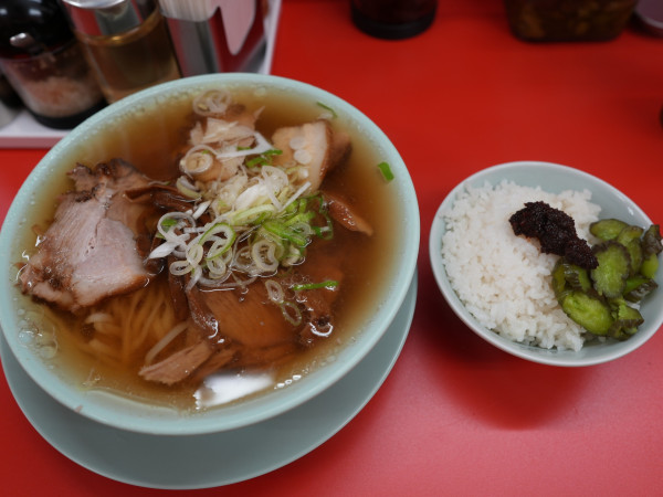 「中華そば＋めし＋めし」@邦ちゃんラーメン 両国店の写真