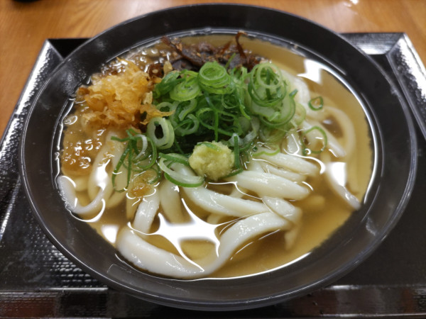 「かけ（ひや）」@いぶきうどん エキア北千住店の写真