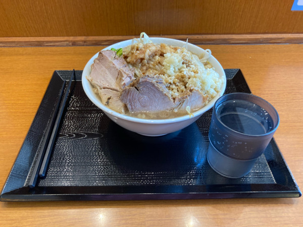 「大ラーメン豚2枚」@夢の一歩 大阪和泉店の写真