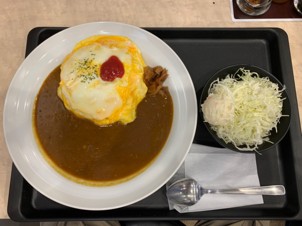 「【オリジナル】モーニングオムレツカレー」@マイカリー食堂 幕張本郷店の写真
