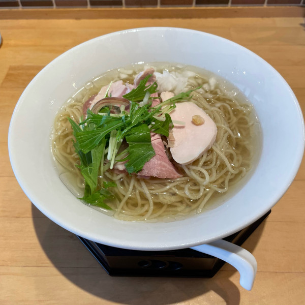 「夏限定　冷やし煮干　塩」@小麦と鈴の写真