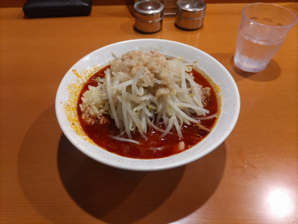 「紅の豚麺(ミニ)」@麺屋 長次郎の写真