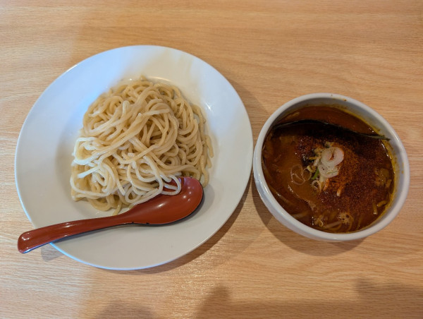 「15周年無料 特製麻婆つけめん 普通」@つけ麺 坊主の写真