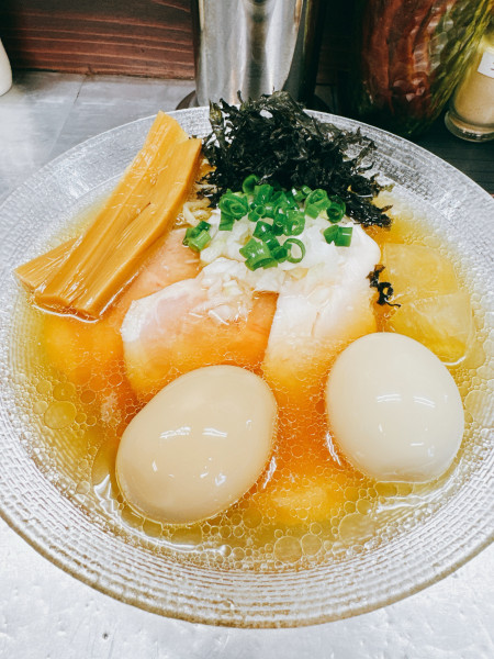 「冷製伊吹いりこ100% 淡口醤油」@麺や 睡蓮の写真