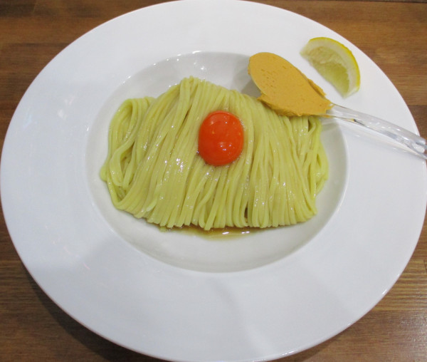 「ウニバターたまご麺　900円」@無冠 阿佐ヶ谷の写真
