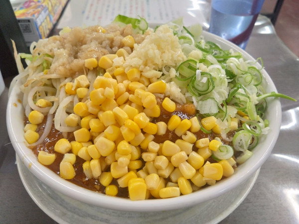 「焼き肉冷やし麺」@ラーメン 富次郎 笠間友部店の写真
