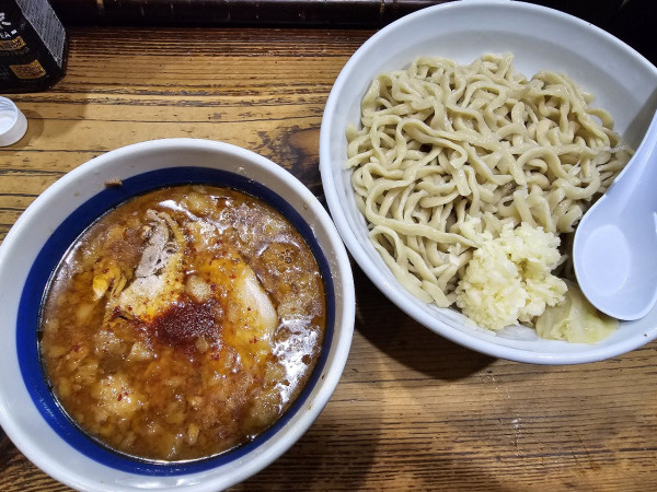 「つけ麺（小）　ニンニク　1100円」@夢を語れ青森の写真