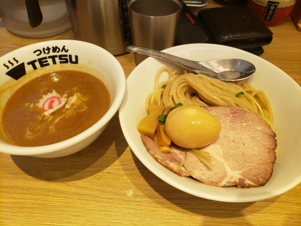 「つけ麺味玉」@つけめんTETSU 横浜ランドマークプラザ店の写真