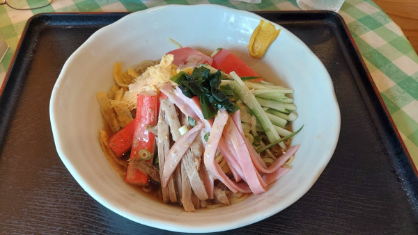 「冷やし中華 900円」@麺 三福の写真