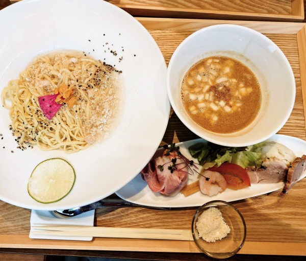 「オマール海老の濃厚餡かけつけ麺」@Fishmenの写真