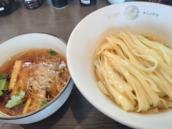 「だしつけ麺　醤油　大盛」@だし麺屋 波ノあやの写真