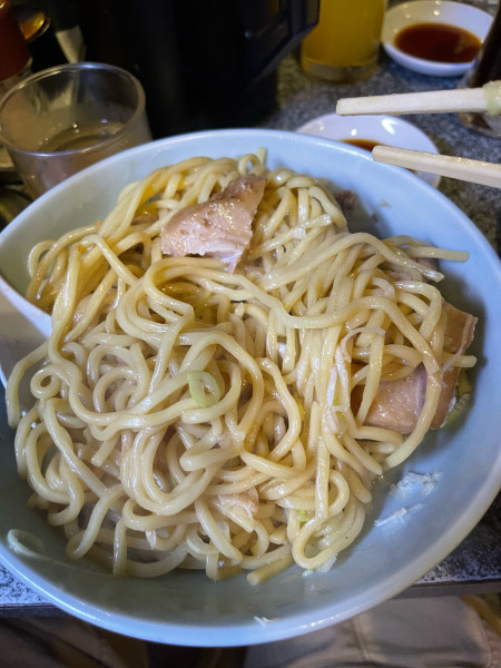 「チャーシューあぶら〜麺＋半チャーハン」@あぶら〜亭 桜上水本店の写真