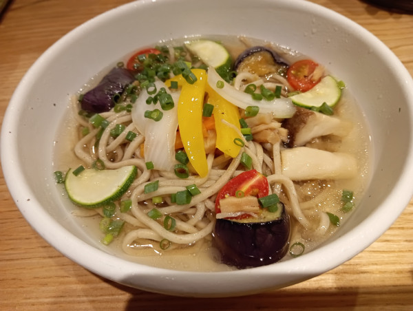 「ハートランド・中瓶+【夏期限定】夏めん（¥650+1250）」@らーめん なないろの写真