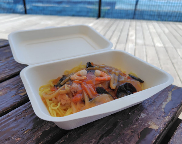 「ゴマ油が香る海老あんかけ麺 800円」@シーガルの写真