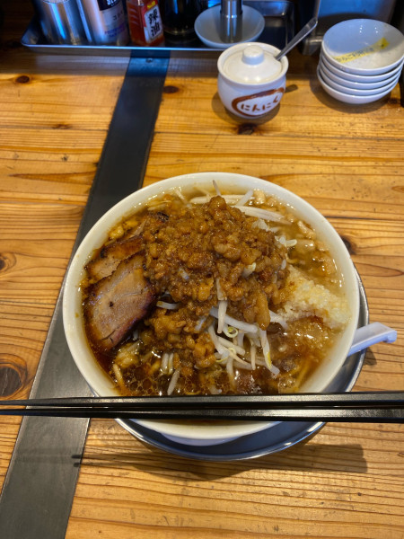 「オノ二郎」@ぶらっくラー麺 しょうや 神辺店の写真