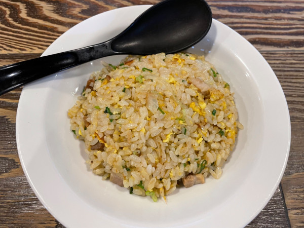 「ミニチャーハンセット　￥４９５」@麺屋たけぞうの写真