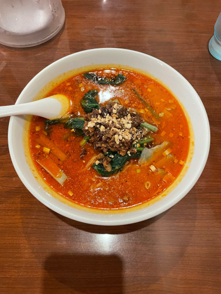 「担々麺　赤(880円)」@四川麻辣火鍋 天府の写真