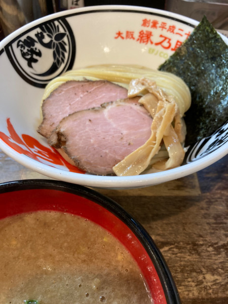 「真骨鶏魚介つけ麺¥1,250」@縁乃助商店の写真