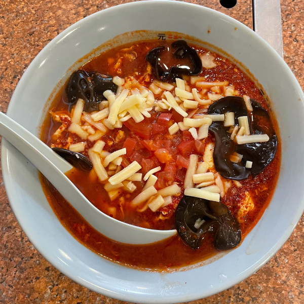「トマチーキクラゲ 980円」@元祖ニュータンタンメン本舗 鹿島田店の写真