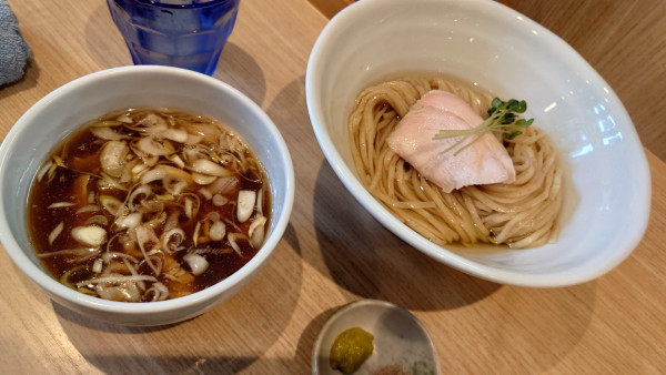 「昆布つけ麺(醤油)＋和え玉」@麺処 しかての写真