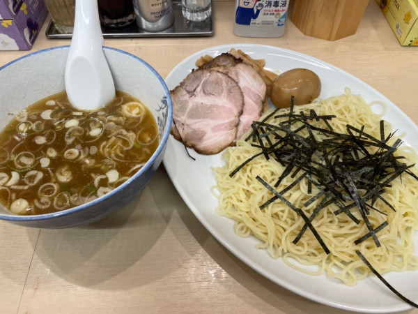 「味玉つけそば 小＋チャーシュー２枚（1250円）」@大勝 松戸店の写真
