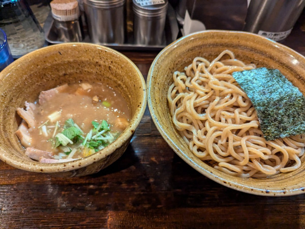 「ベジポタ肉入りつけ麺1100円」@つけ麺 えん寺 吉祥寺総本店の写真