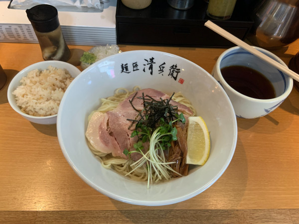 「煮干のざる中華」@麺匠 清兵衛の写真