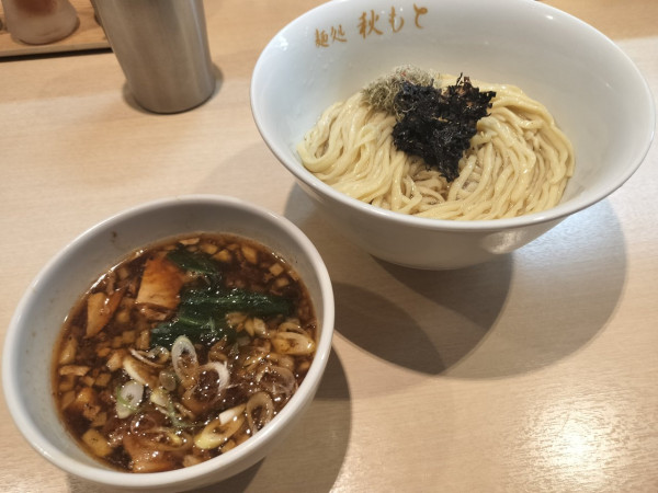 「鰹醤油つけ麺　1200円」@麺処 秋もとの写真