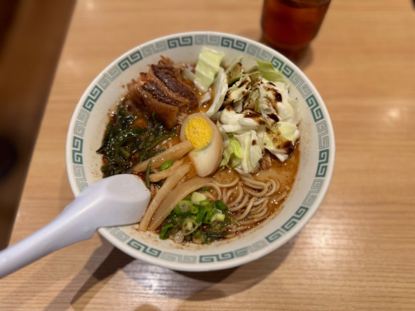 「シングル太肉麺(太肉1個)1100円」@桂花ラーメン 末広店の写真