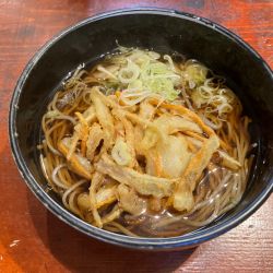 かき揚げそば大盛り