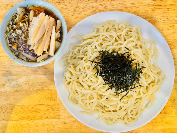 「メンマつけそば、大盛」@中華つけ蕎麦 でき心の写真